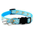 Adjustable Cat Collar with Bell – Star & Moon Design