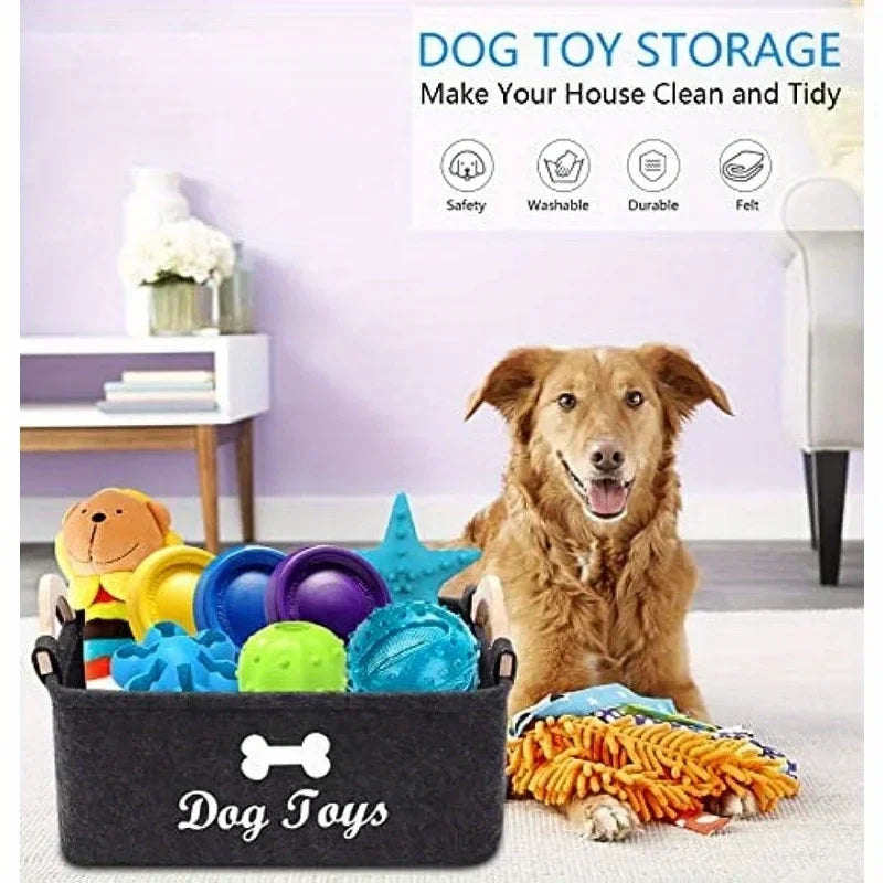PetNest™ Felt Toy Storage Basket