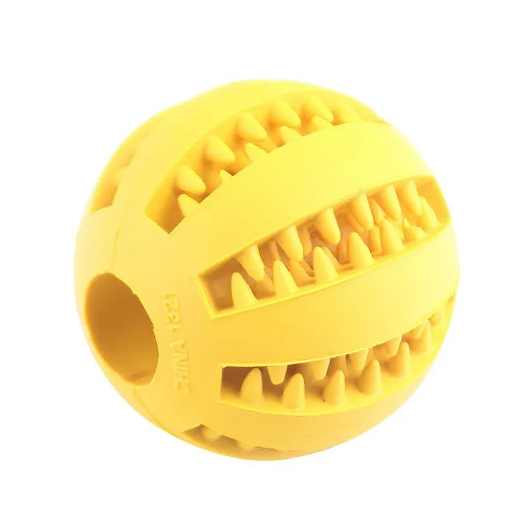 Interactive Treat Dispensing Ball – Chew & Dental Toy for Dogs