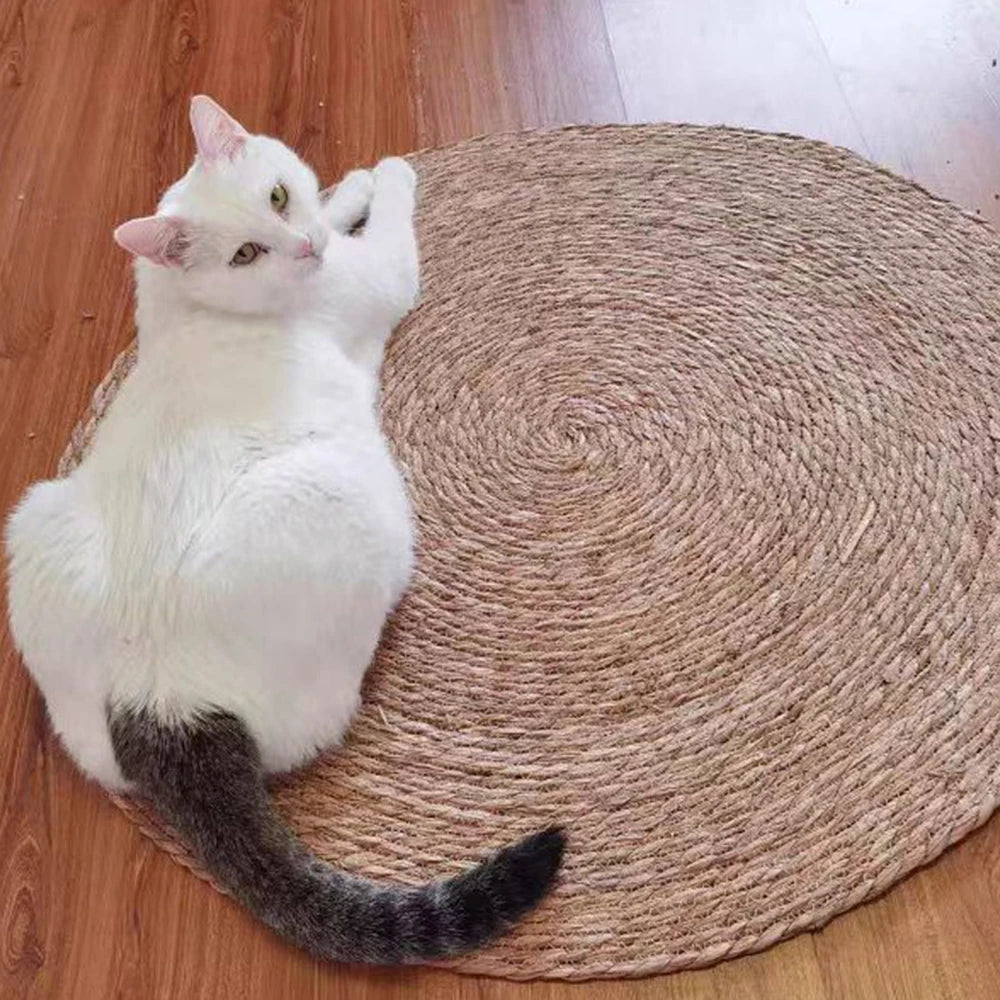 NatureScratch™ Rattan Cat Scratching Mat