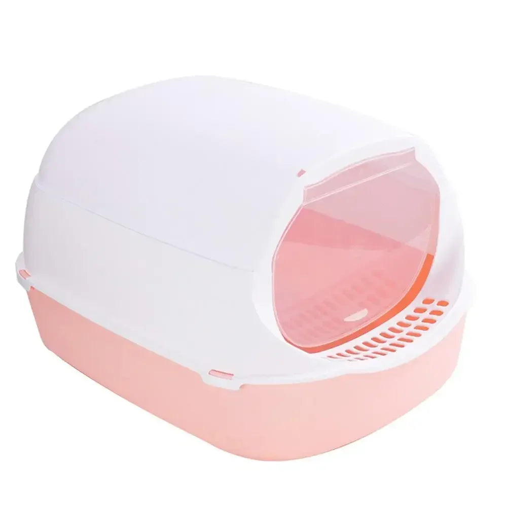 CleanNest™ Semi-Enclosed Cat Litter Box