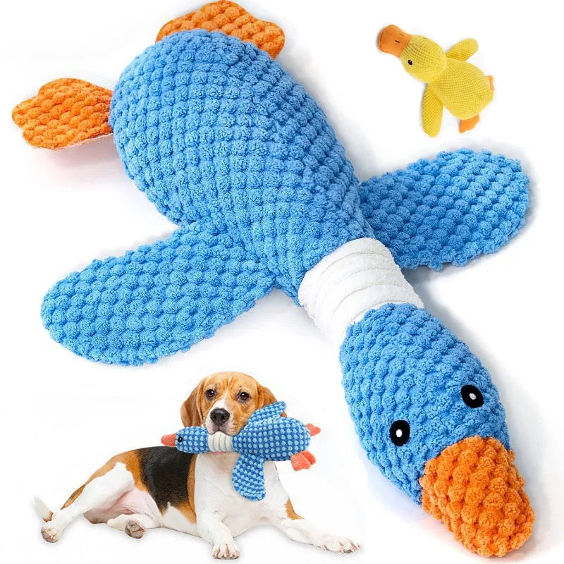 Plush Squeaky Chew Toy – Interactive Toy for Dogs