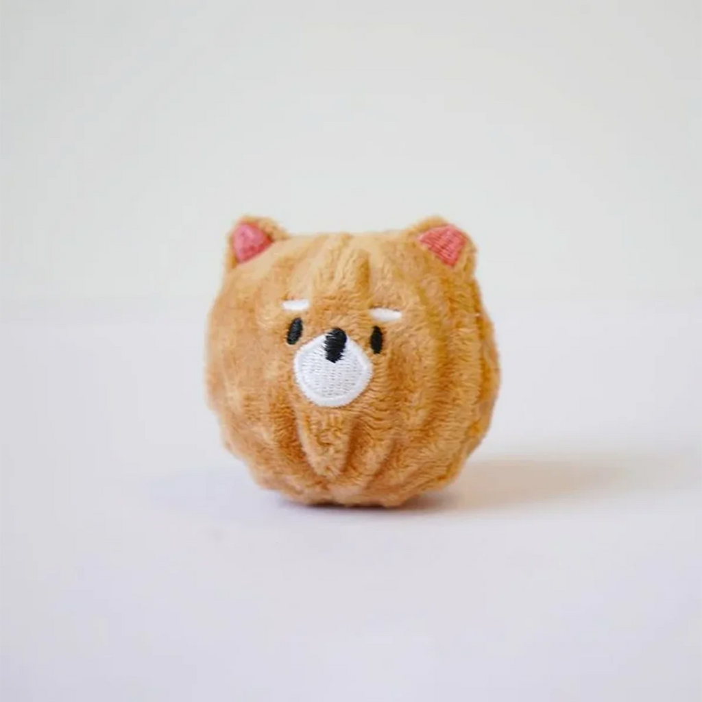 Spiky Squeaky Ball – Interactive Chew Toy for Small Dogs