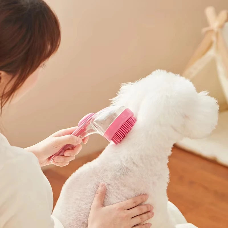 BathEase™ Silicone Pet Bath Brush