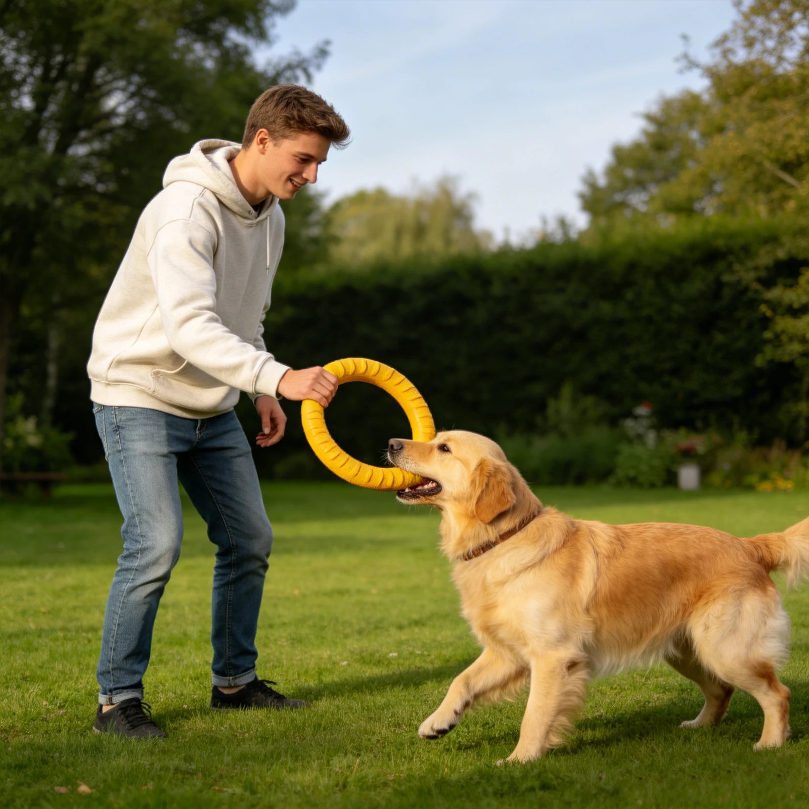 Heavy-Duty Dog Tug Ring