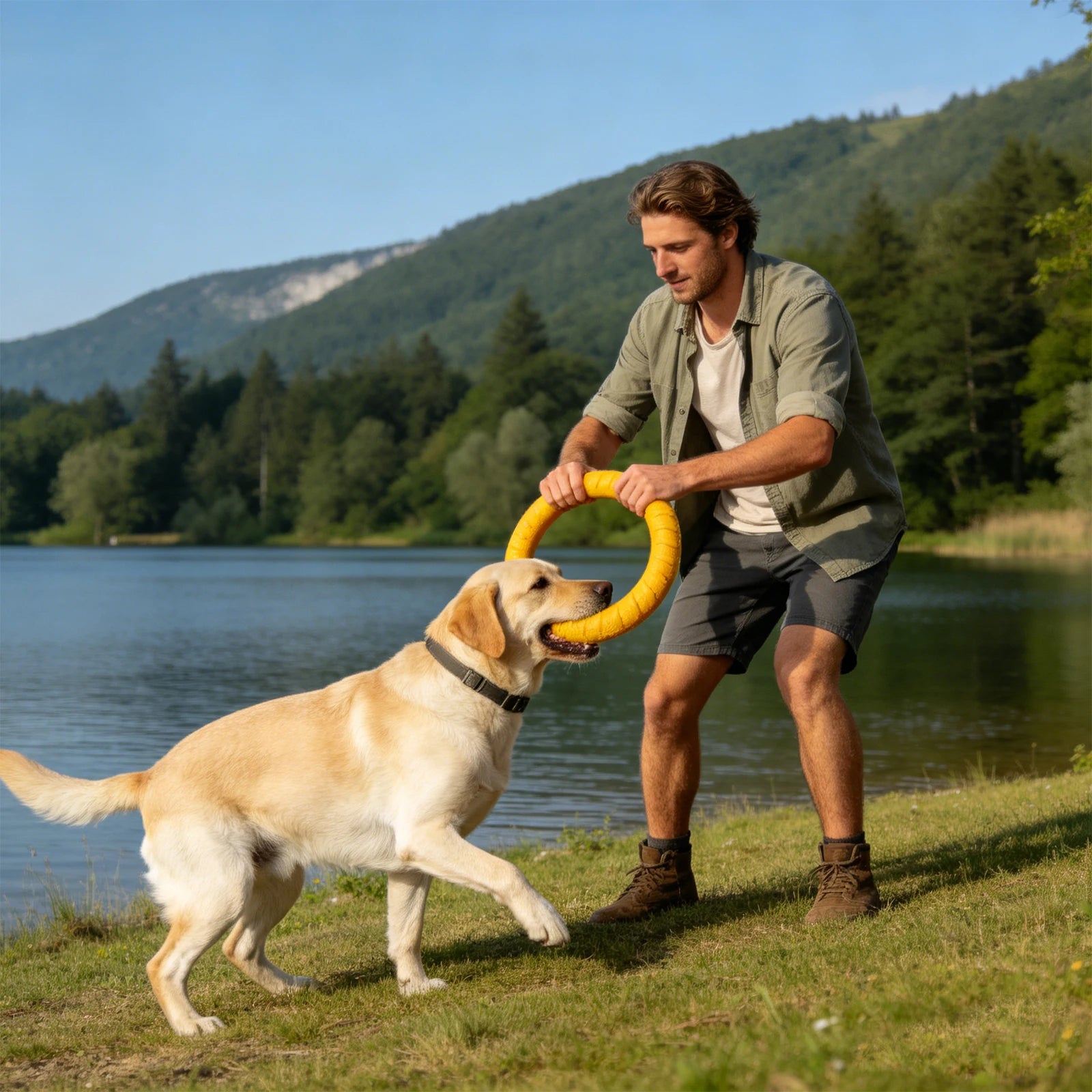 Heavy-Duty Dog Tug Ring