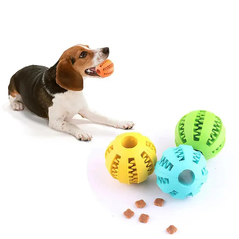 Interactive Treat Dispensing Ball – Chew & Dental Toy for Dogs