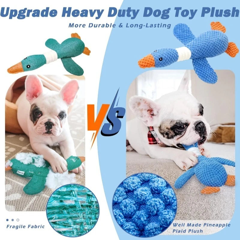 Plush Squeaky Chew Toy – Interactive Toy for Dogs