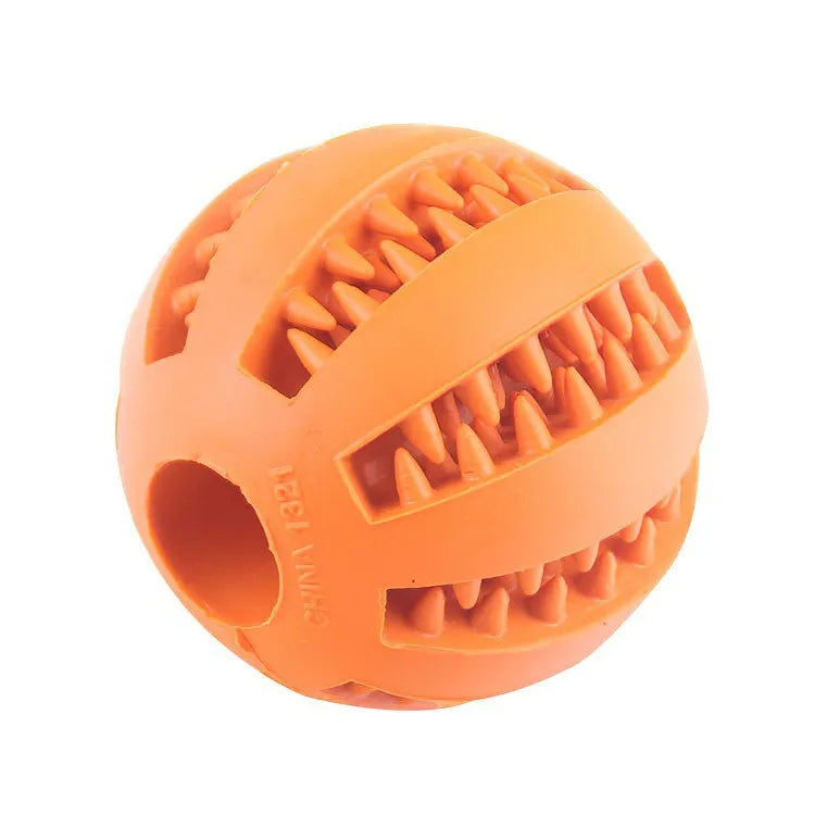 Interactive Treat Dispensing Ball – Chew & Dental Toy for Dogs