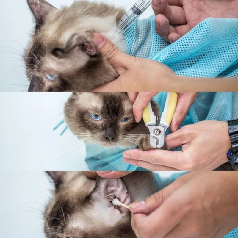 Adjustable Cat Grooming & Bathing Bag