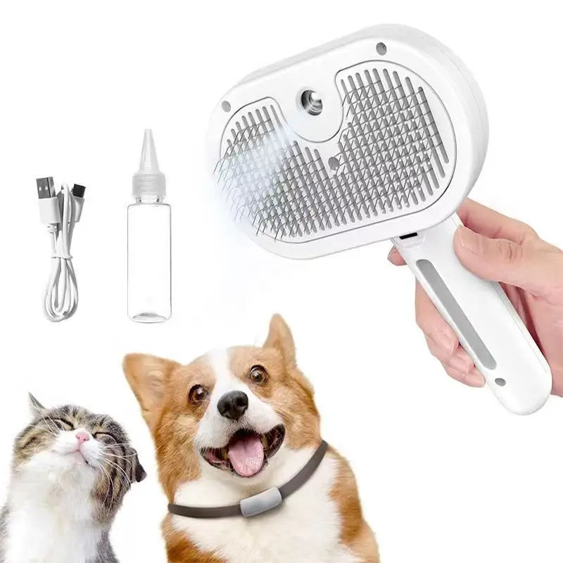 Steam Pet Grooming Brush