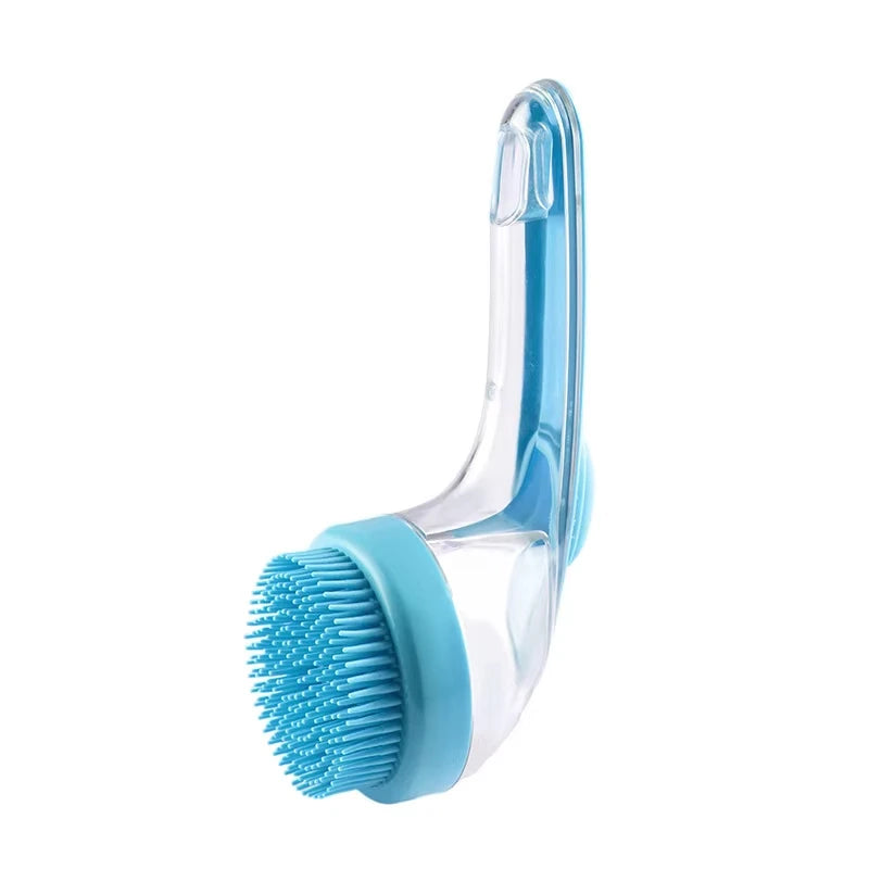 BathEase™ Silicone Pet Bath Brush