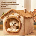 CozyNest™ All-Season Pet House Bed