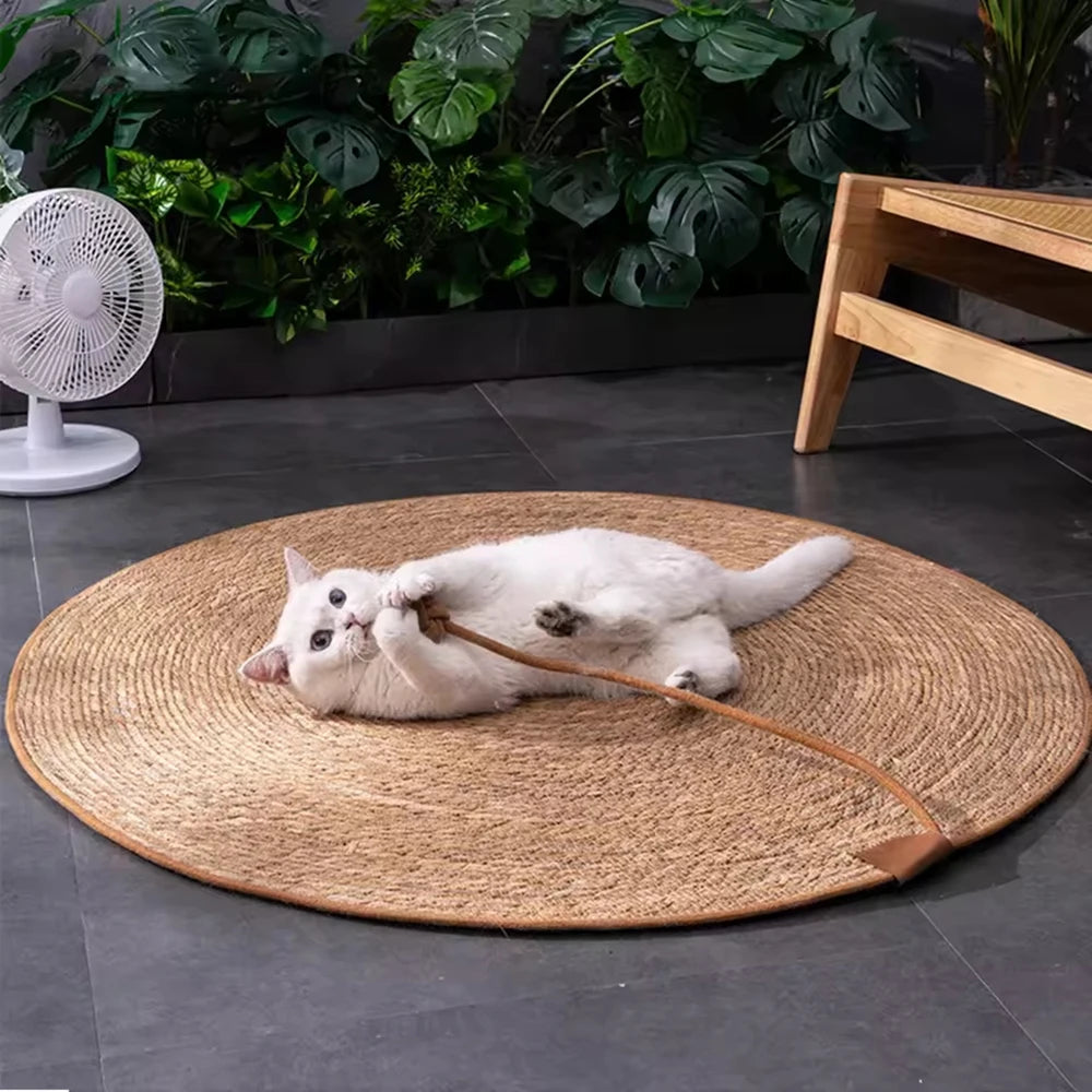 NatureScratch™ Rattan Cat Scratching Mat