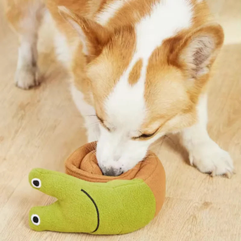 Snail Snuffle Toy – Interactive Puzzle for Dogs & Cats