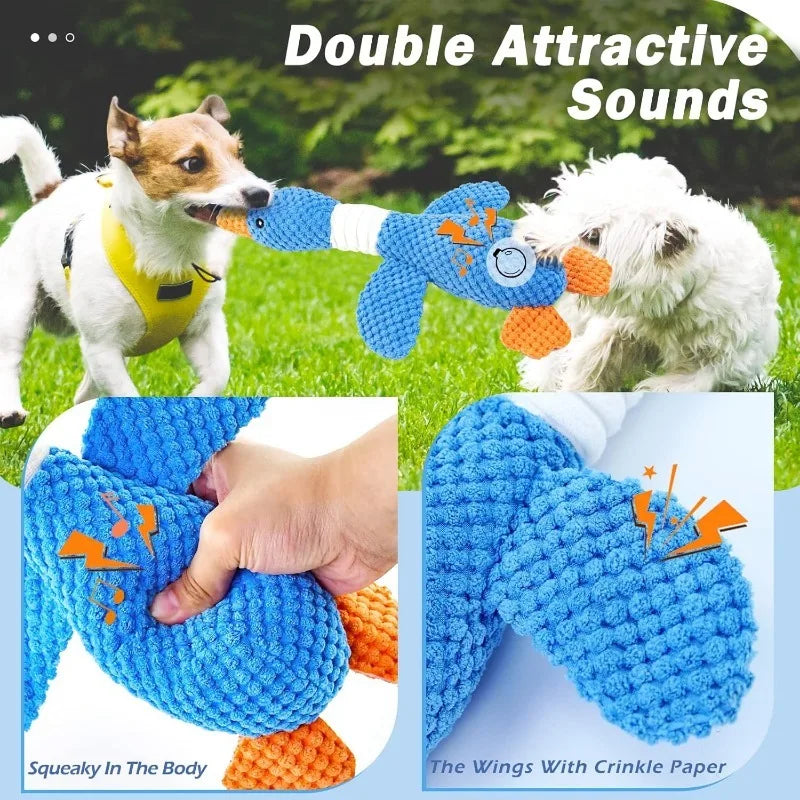 Plush Squeaky Chew Toy – Interactive Toy for Dogs