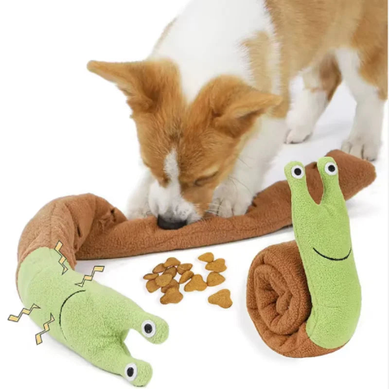 Snail Snuffle Toy – Interactive Puzzle for Dogs & Cats