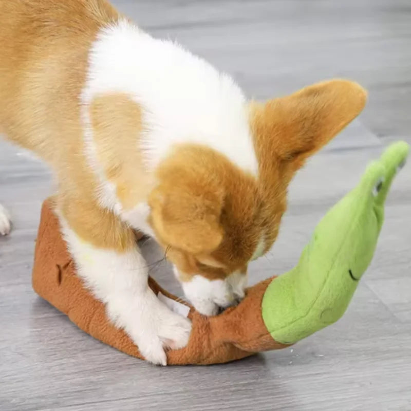 Snail Snuffle Toy – Interactive Puzzle for Dogs & Cats